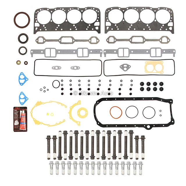 Полный комплект болтов головки прокладки подходит для 92-96 Chevrolet Corvette 5,7 л 350 OHV LT-1 LT-4 - Изображение 2 из 4