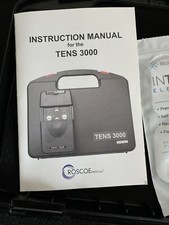 ELECTRIC PULSE MASSAGER TENS 3000 RELIEVE BACK NECK HIP ARM PAIN Never Used