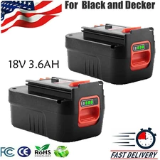 for Black and Decker 18 Volt New 3.6Ah HPB18 18 Volt Battery / Charger HPB18 USA