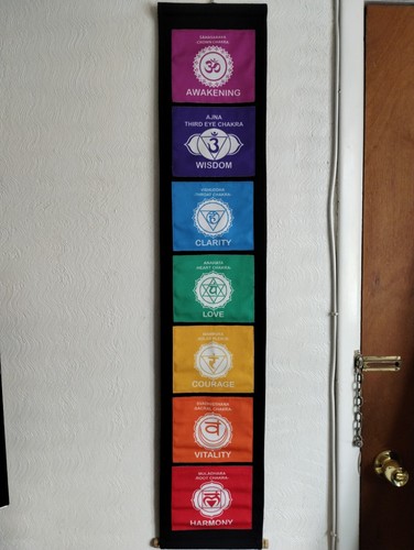 Chakra Yoga Wall Hanging Banner