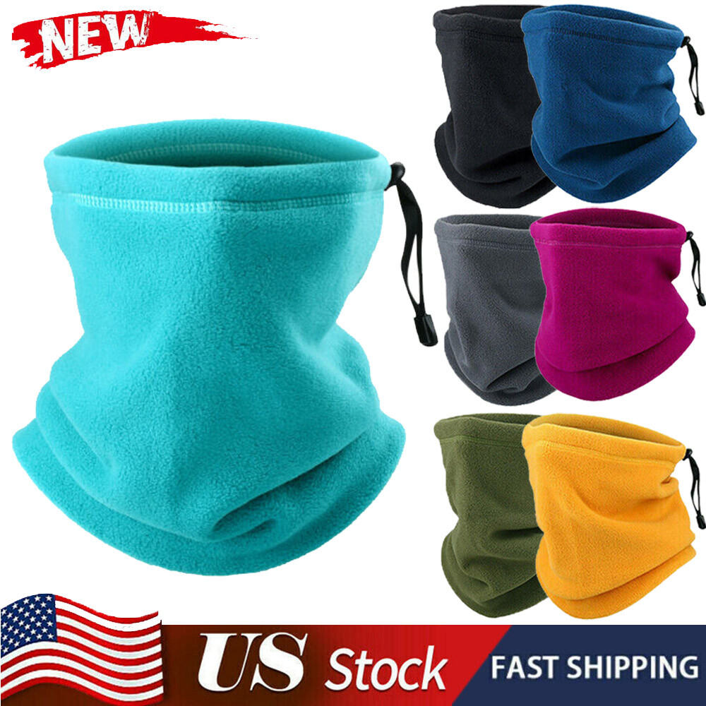 ネックウォーマー Bandana Fleece Neck Gaiter Warmer Bandana Neck Gaiter Thermal Half Face Mask Cover Winter