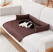 Waterproof And Non-Slip Pet Sofa Bed Cushion With Neck Pillow For Dogs Cats