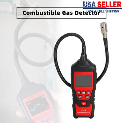Portable Combustible Natural Gas Propane Leak Detector LCD Tester Visual Leakage