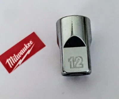 MILLWAUKEE Milwaukee 12mm x 3/8 In. Dr 6-Point Standard Socket Free Shipping