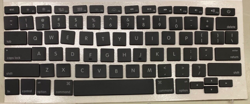 AP11 QWERTY Tastenkappen Apple MacBook Air Pro US English key caps Tasten - Afbeelding 1 van 2