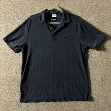 Tommy Bahama Men's Size Medium Blue Modal Blend Short Sleeve Polo Shirt
