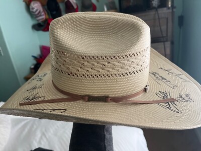 STETSON WRIGHT NFR Autographed American Hat Company size 7 