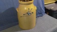 Antique Stoneware 4 Gallon Butter Churn c.1890