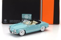 IXO 1:43 VW Karmann Ghia Cabriolet Blau 1957 CLC563N Modellauto