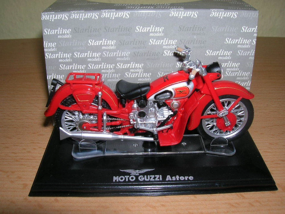 Starline Moto Guzzi Astore Motorrad 1:24 Neu OVP - Bild 2 von 3