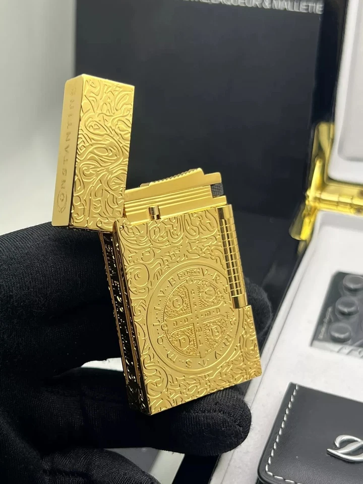 S.T.Dupont LIGNE2 Constantine Butane Lighter Cigars Lighter with Box NEW - Immagine 4 di 4