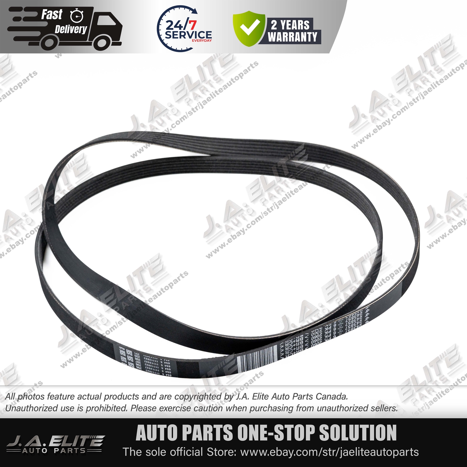 Genuine Alternator Belt for Maserati Quattroporte, Levante, Ghibli | 243857