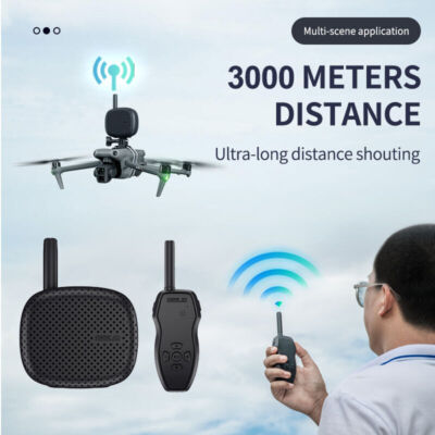 Drone Wireless Speaker Megaphone for DJI Mini Pro/Mavic 3/Air