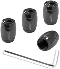4 PCS Locking Tire Valve Stem Caps, Anti Theft Design Wheel Valve Stem Cover wit