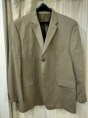 Perry Ellis 2-Piece Power Threads Suit-Men's Size 52T Holey Jacket & Pants-48W