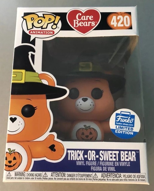 Trick-or-Sweet Bear Funko Pop 420 Care Bears Halloween LIMITED EDITION Pumpkin | eBay