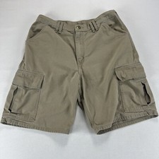 Vintage 90s Carhartt Cargo Shorts Mens 34 Tan Canvas Carpenter Workwear B78 DWD