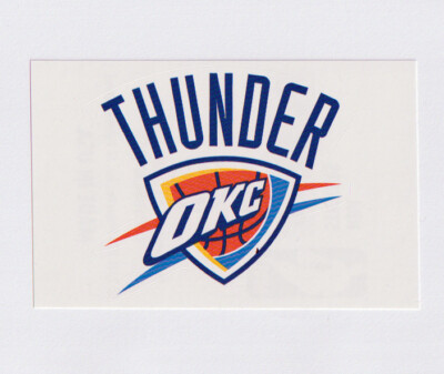 Oklahoma City Thunder OKC Aufkleber / Sticker, 7 x 6 cm, NBA Basketball, Neu
