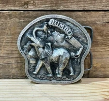 1976 Bergamont Brass, Jumbo, Largest Living Quadruped, Belt Buckle