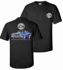 Black T-shirt W Blue 1969 Dodge Super Bee Emblem Licensed Black T-shirt W Blue 1969 Dodge Super Bee Emblem Licensed