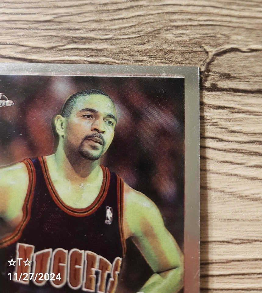 1996 Mark Jackson # 166 Topps Chrome Denver Nuggets NBA Trading Card - Image 2 of 4