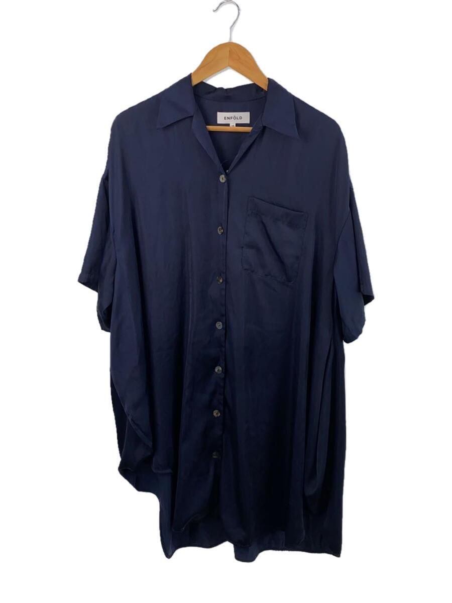 ENFOLD OTHER 23AW VINTAGE SATIN ASYMMETRY CIRCLE SHIRT CARD ENFOLD OTHER 23AW VINTAGE SATIN ASYMMETRY CIRCLE SHIRT CARD