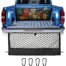 For Toyota Tacoma 2005-2024 Rear Envelope Style Car Trunk Storage Organizer Net