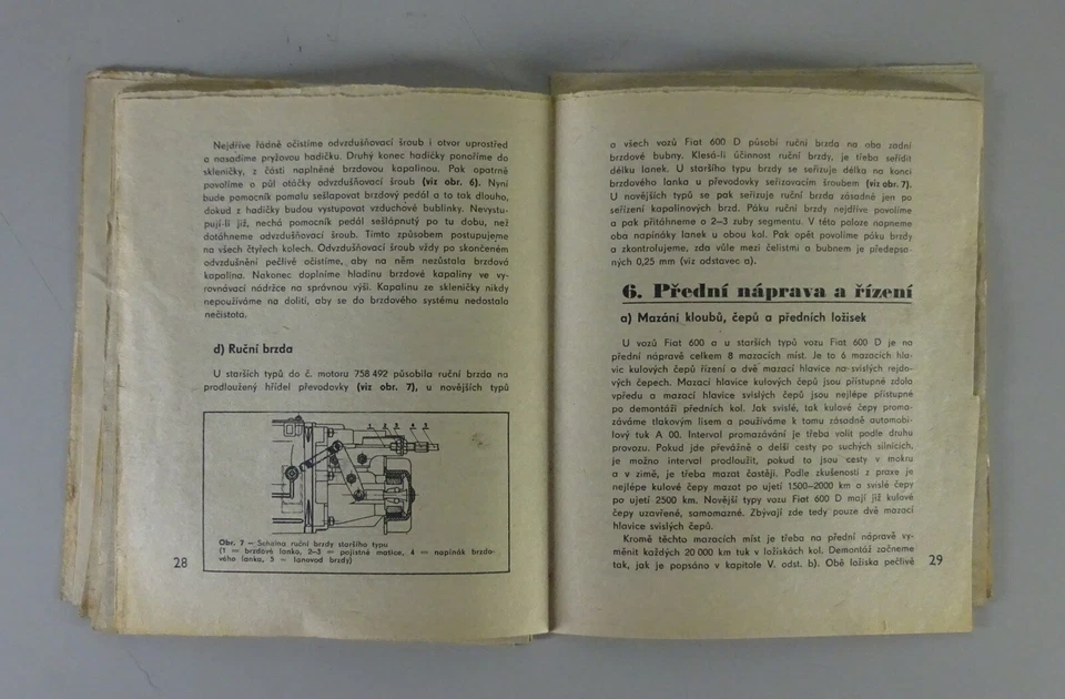 Handbuch Fiat 600 + 600 D | Tschechisch - Imagem 4 de 4