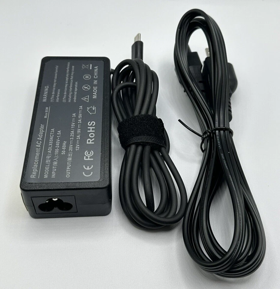 65W USBC Type C Laptop Charger/HP/Asus/Dell/Lenovo/ToshibaChromebook ✅ - Image 4 of 4