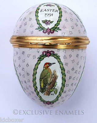 Halcyon Days Emaille Ostern 1991 Emaille Ei