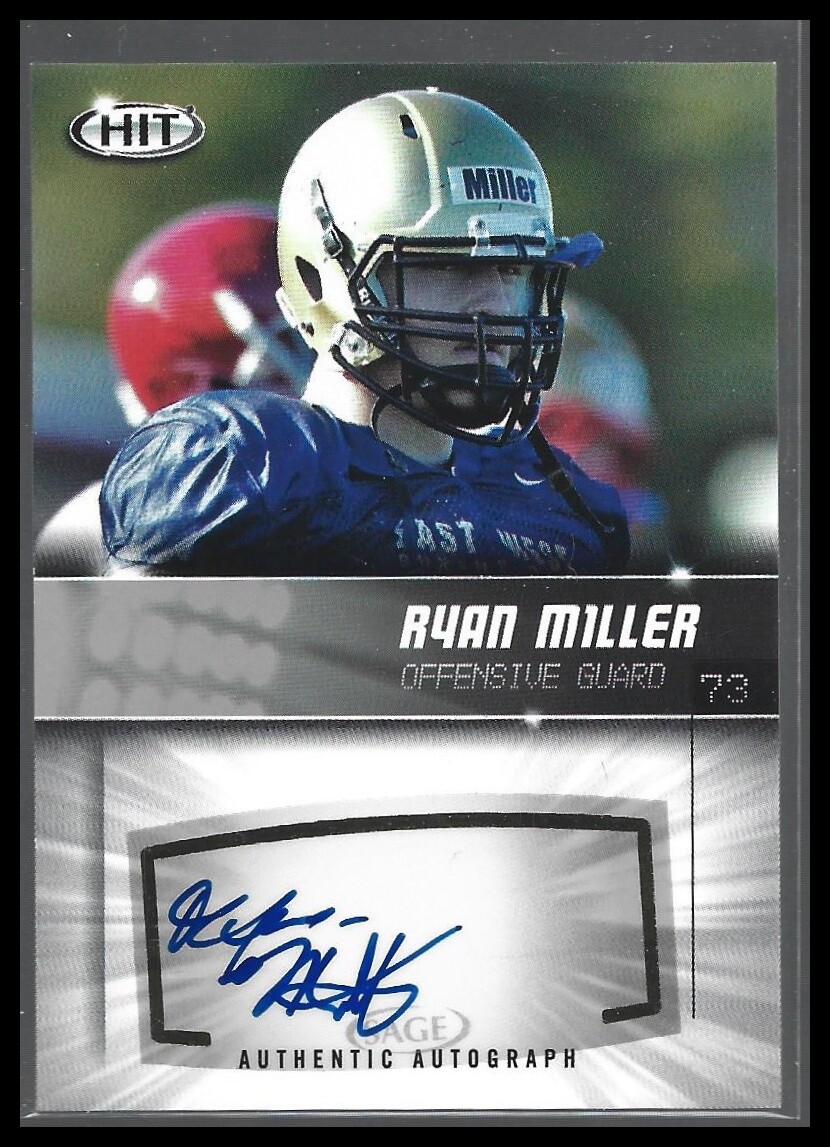 Ryan Miller SA-GE Hit Autographs #A49 Silver