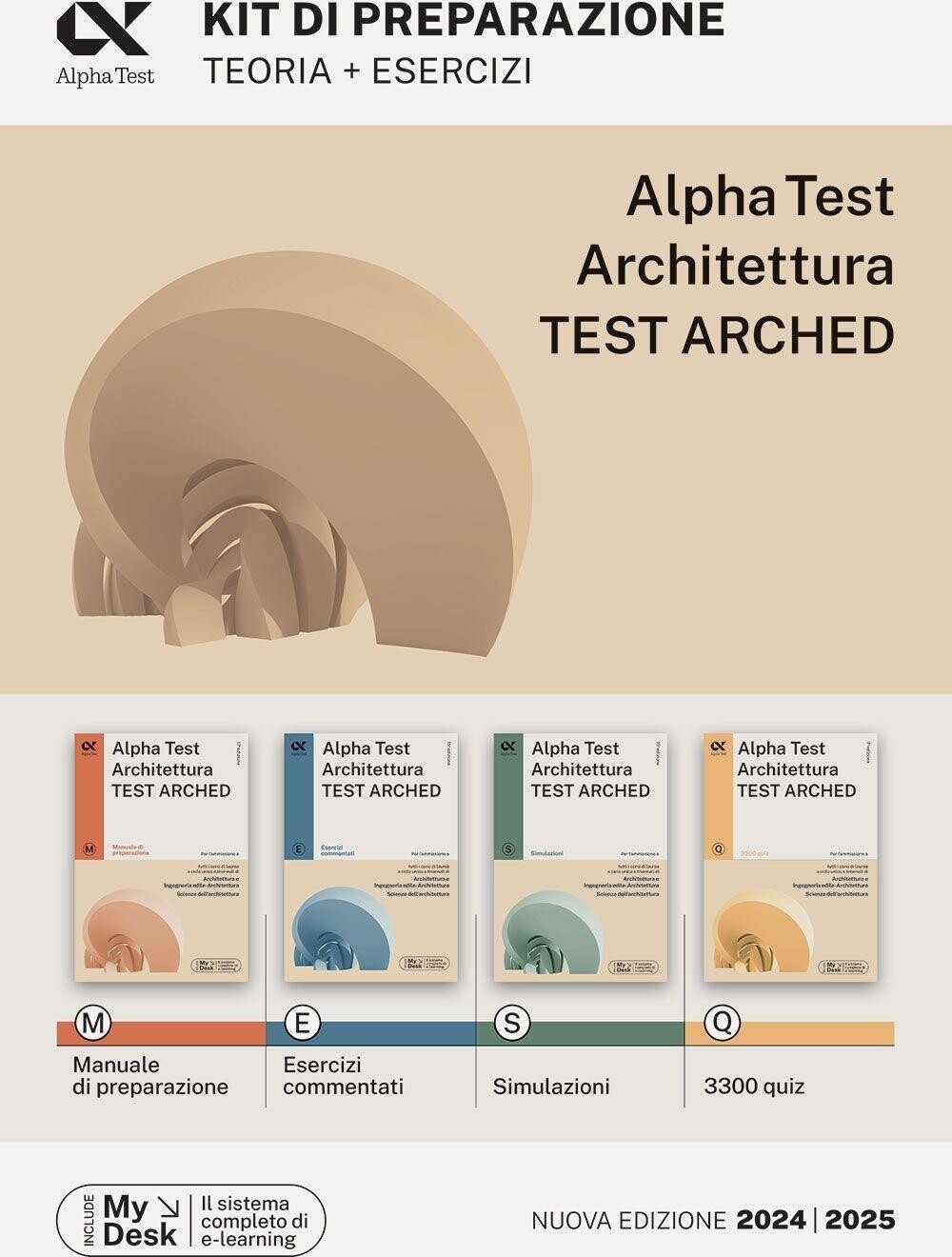 Libri Alpha Test. Architettura. Test Arched. Kit Di Preparazione. Per L'ammissio
