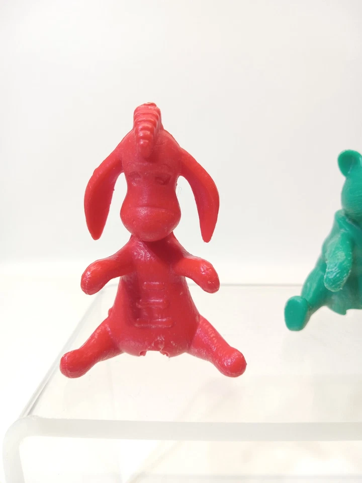 Lote de 4 figuras Winnie the Pooh de cuchara premium de cereales Nabisco de la década de 1960 Foto 2 de 4