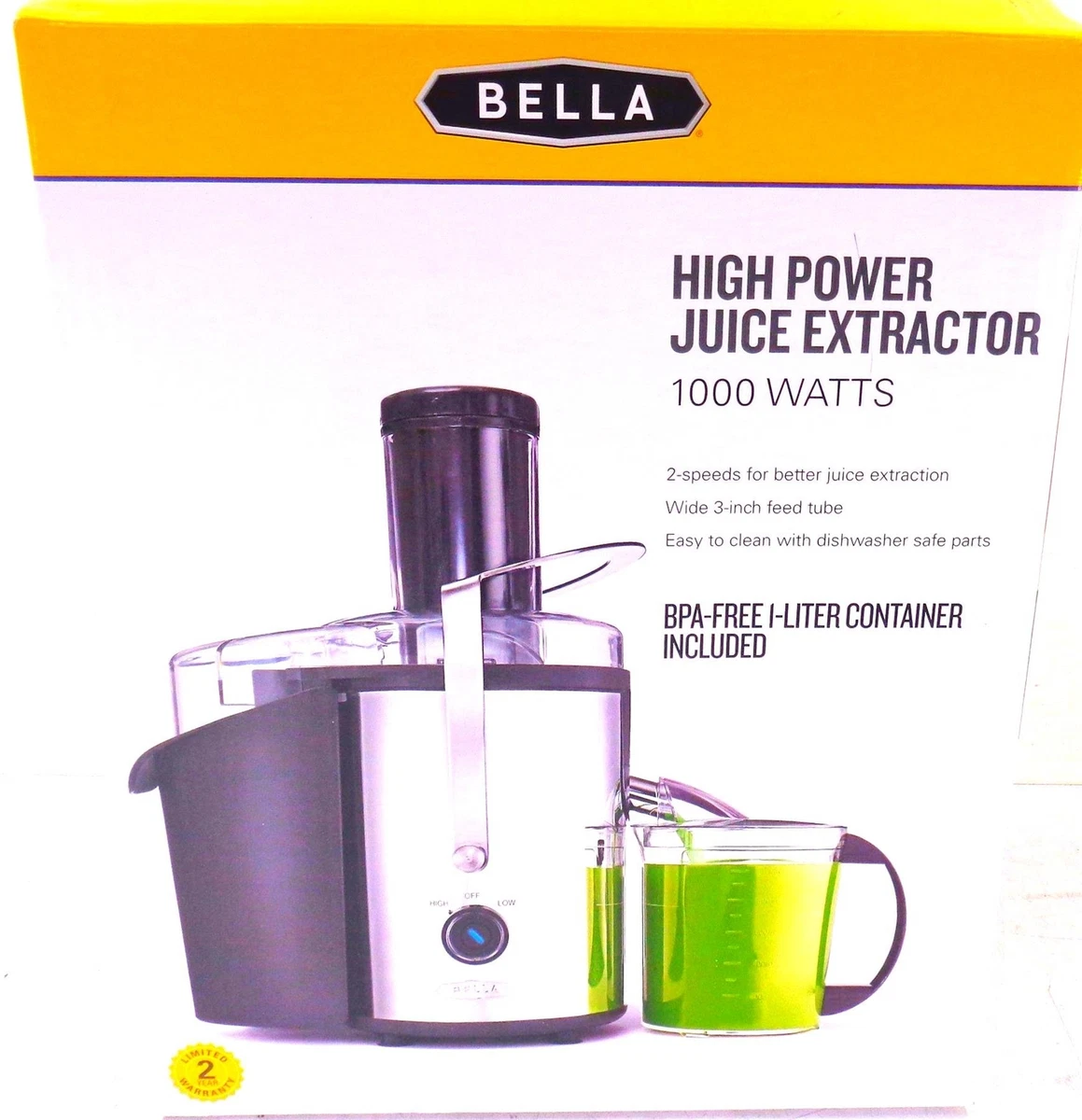 Bella high power juicer deals