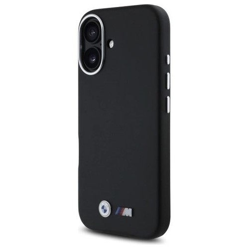 BMW M Smooth Full Wrapped Metal Case with MagSafe for iPhone 16 6.1" Black - Picture 3 of 8