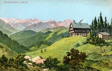 Postcard Blomberghaus 1250m AB 20359
