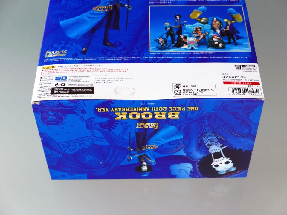 ONE PIECE Brook 20th Anniversary Ver. Figuarts ZERO Bandai - Imagen 3 de 4
