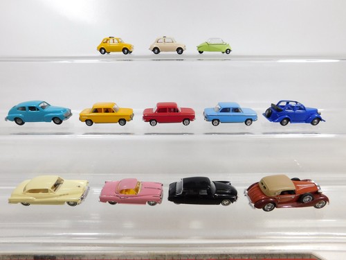 CA595-0,5# 12x Busch 1:87/H0 Clásicos: Ford+Buick+Fiat+NSU+Volvo+Horch etc Mint - Imagen 2 de 3