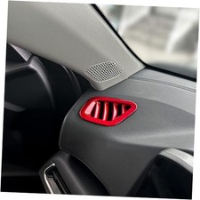 Side Air Conditioning Vent Outlet Trim, Left Right Air Vent Outlet Trim Red