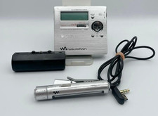 Sony MZ-R909 Silver Portable MiniDisc Player Recorder MD Walkman Playback Tested