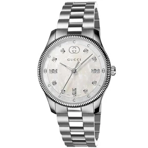 Montre femme Gucci G Timeless cadran blanc MOP YA1265064