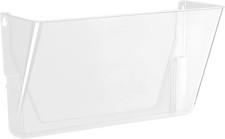 Expandable Plastic Wall File Organizer, Hanging File Holder, Letter Size,