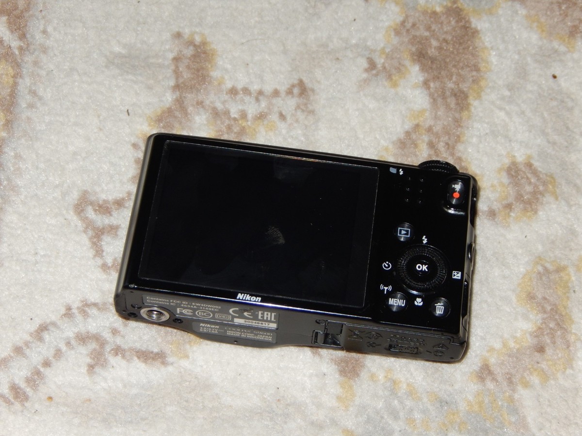 Nikon COOLPIX S9600 16.0MP Digital Camera - Black for sale online