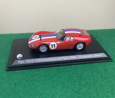 Maserati Tipo 151/3 Automodell 1:43 1000 Kilometer de Paris 1964 Trintignant 