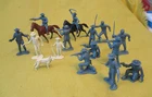 Vintage Marx Rin Tin Tin At Fort Apache 60MM Cavalry  With Rip, Rusty, & Rinty