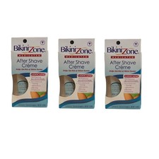 Bikini Zone Medicated After Shave Creme 1 ounce Pack of 3 