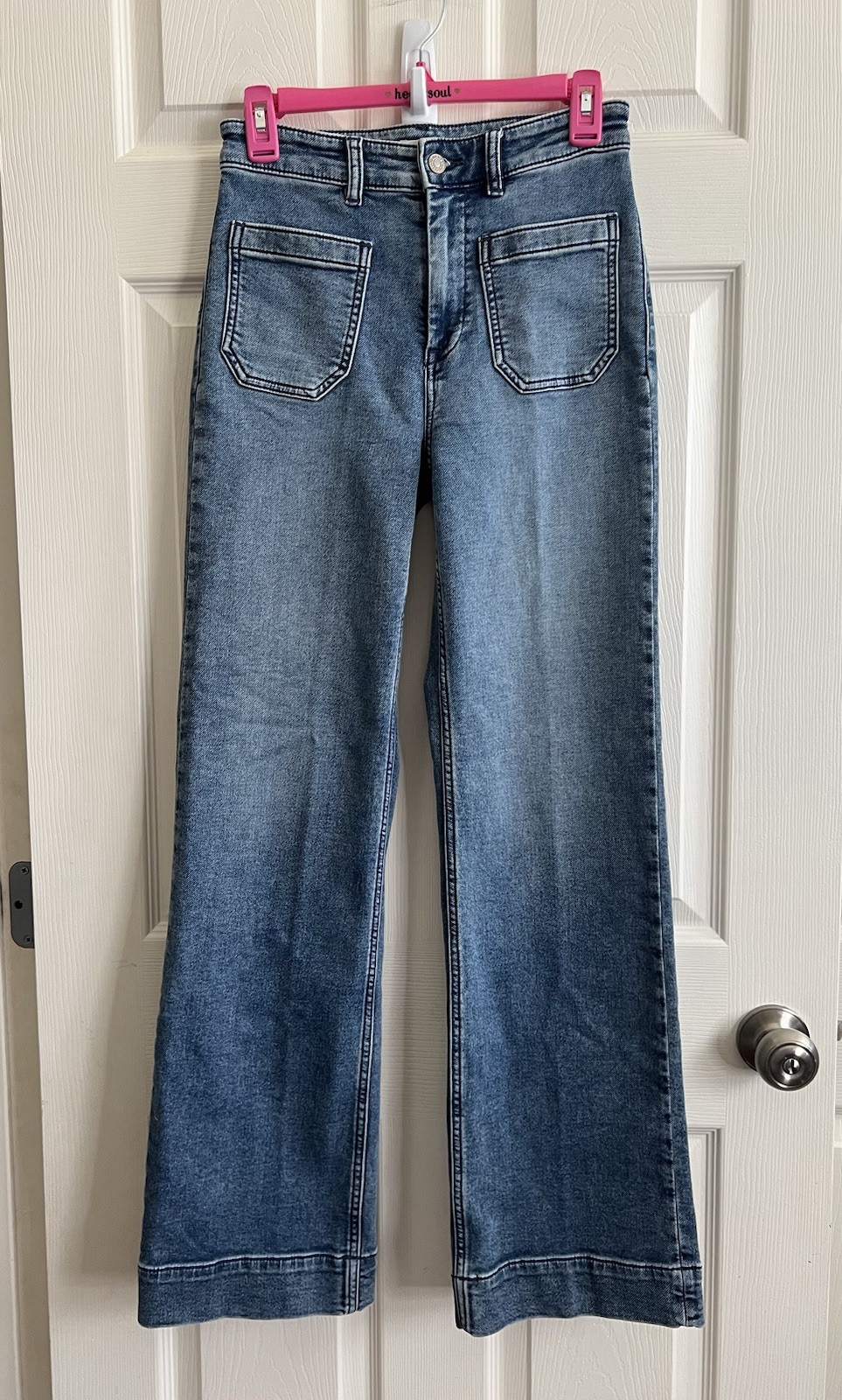 FAHERTY Stretch Terry Patch Pocket Indigo Dyed Wi… - image 2