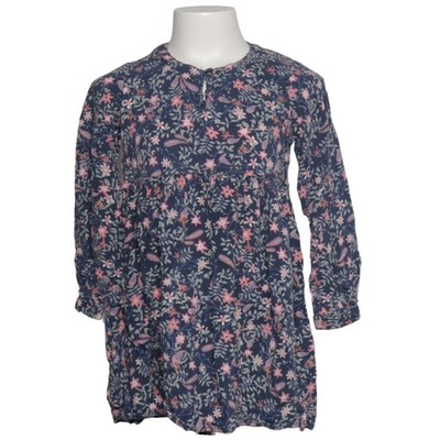 Hello!, Kleid, Größe: 116, Blau/Pink/Mehrfarbig, Viskose, Blumen, Mädchen #0GY