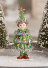 Bethany Lowe Christmas " O Tannenbaum Tammy" girl figurine, TD0039, NWT