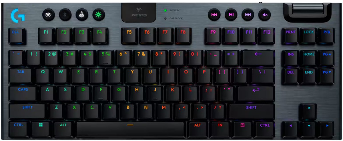 Logicool G915 X LIGHTSPEED TKL 中古 Logitech G915 X LIGHTSPEED TKL Mechanical GL Blue Clicky Switch